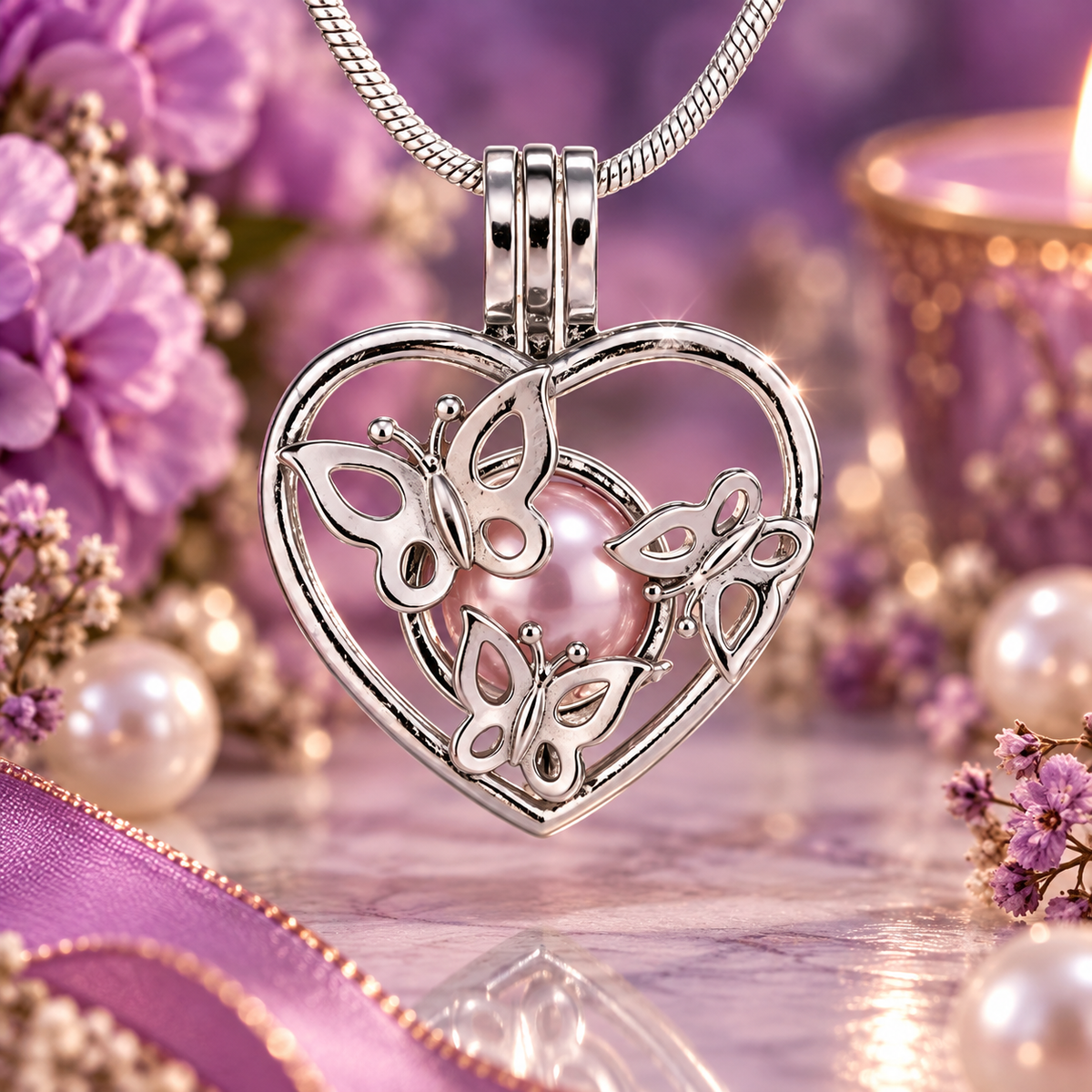 Butterfly Cage Pendant