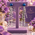 Moonfall Pearl Tassel Earrings