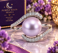 Edison Embrace Adjustable Pearl Ring
