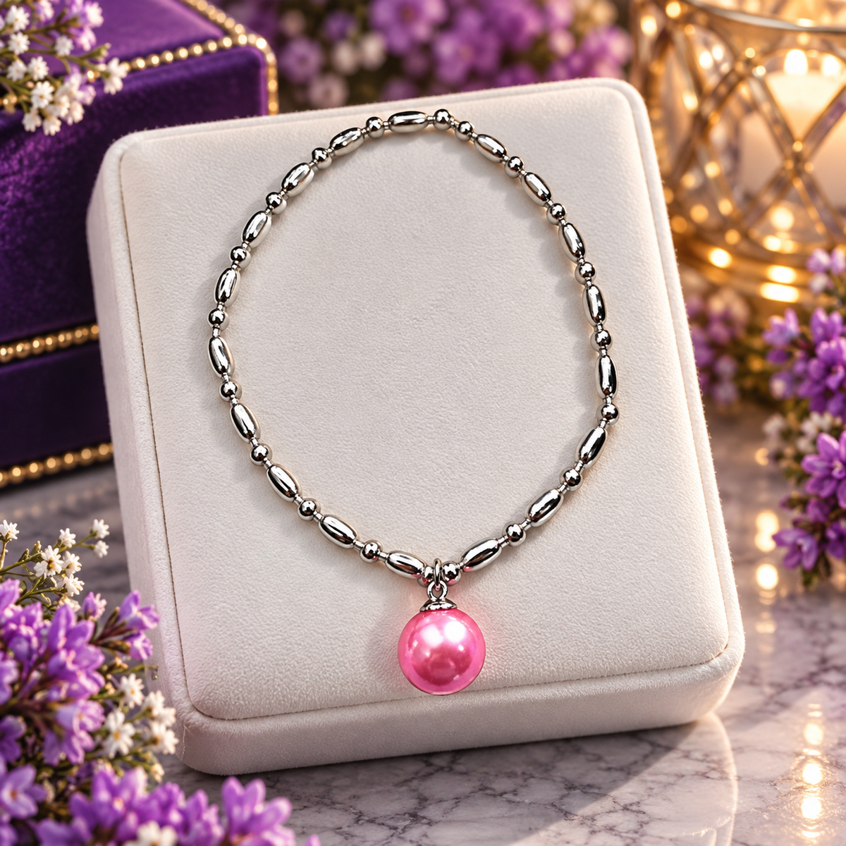 Elegant Drop Pearl Bracelet