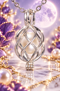 Simple Twist Cage Pendant