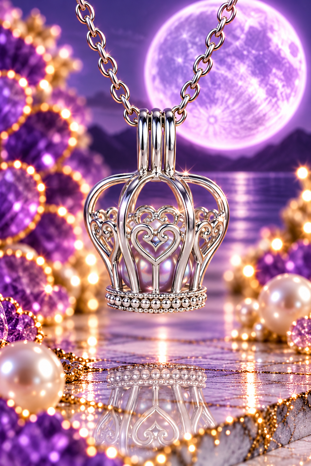 Crown Cage Pendant