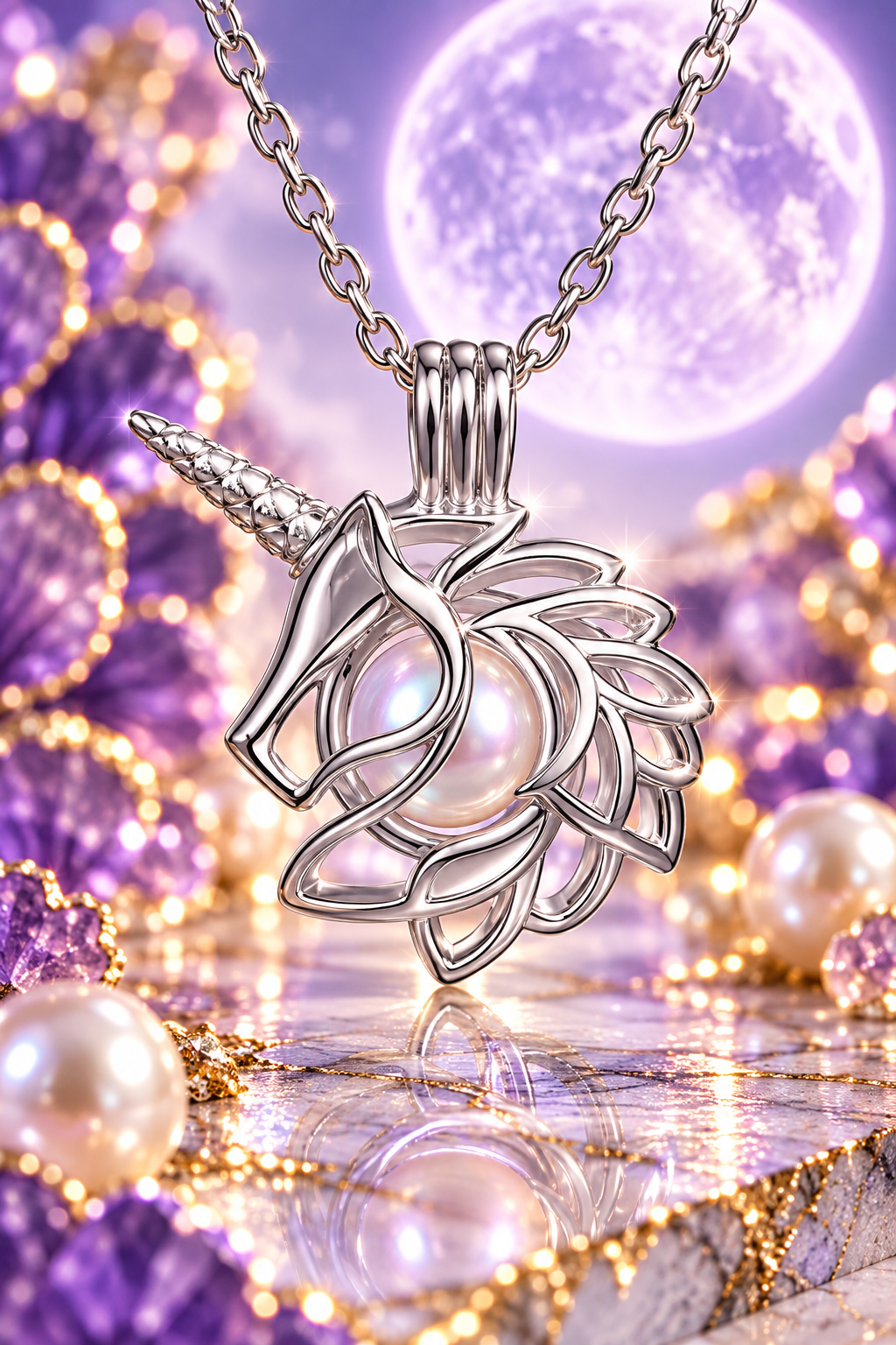 Unicorn Cage Pendant