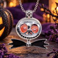 Jack the Pumpkin King Pearl Cage Pendant