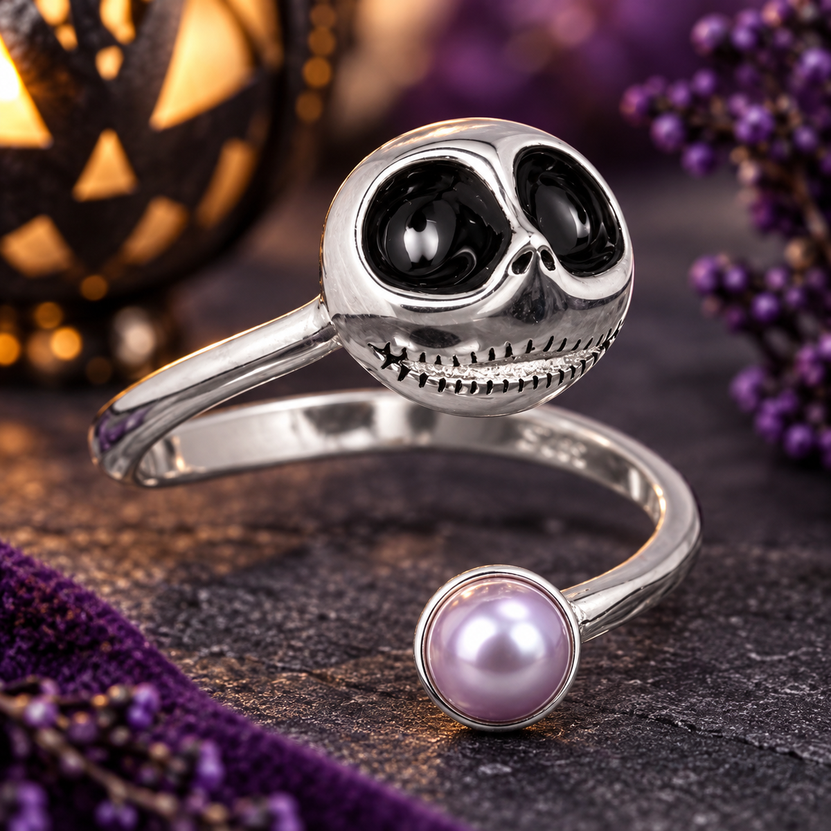Jack the Pumpkin King Adjustable Ring