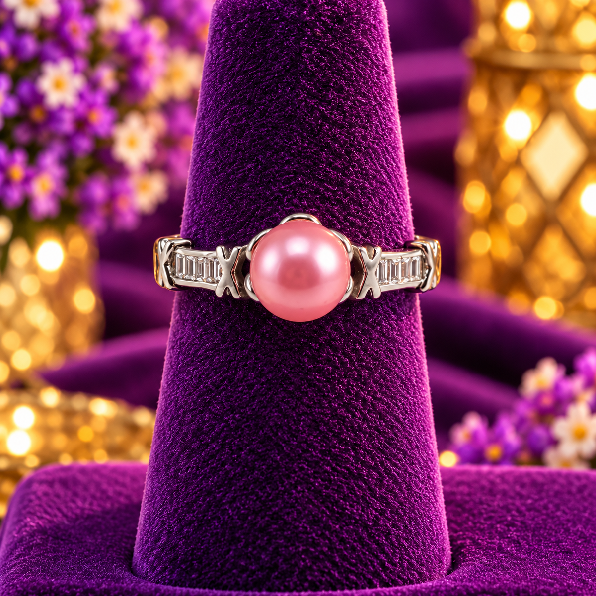 Sterling Silver Edison Pearl Ring